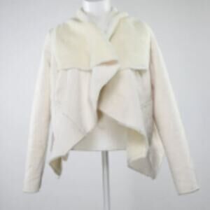 Missguided Ruffle Style Cardigan Cream 2